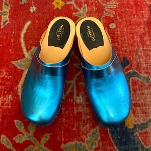 Vibrant Spring/Summer Handmade Swedish Clog